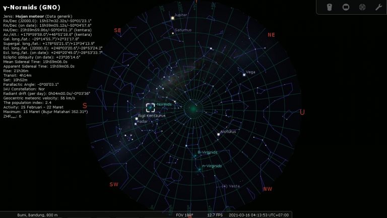 Hujan Meteor Gamma Normid