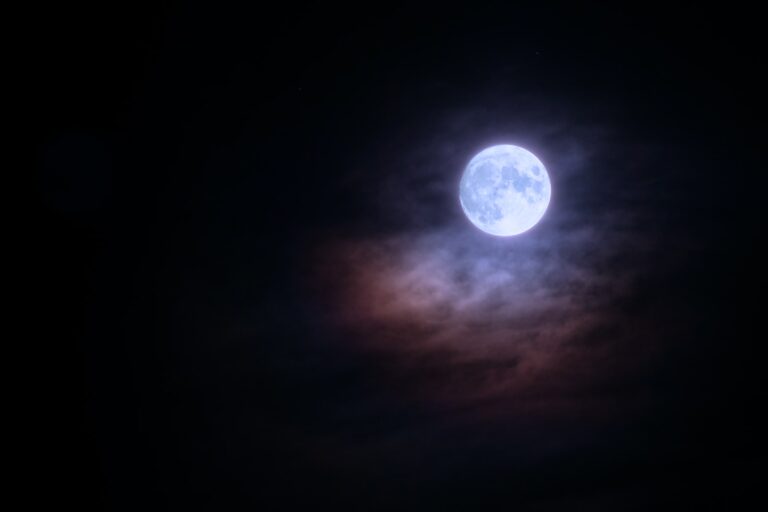 full moon in the sky